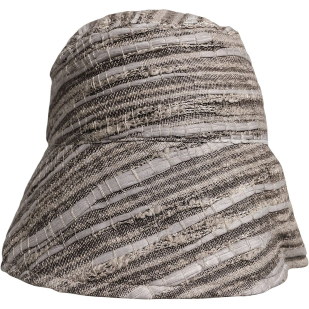 Dolce & Gabbana Multicolor Stripes Cotton Bucket Cap HAT9723-58