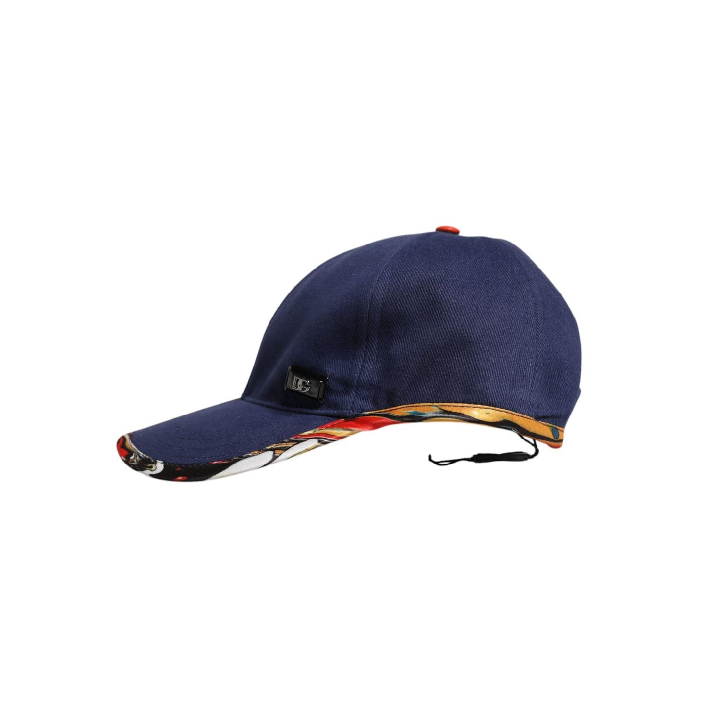 Dolce & Gabbana Blue Cotton 6 Panels Baseball Cap