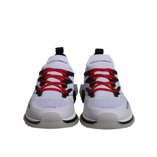 Dolce & Gabbana White SORRENTO Sport Stretch Sneakers Shoes MV7173-44.5