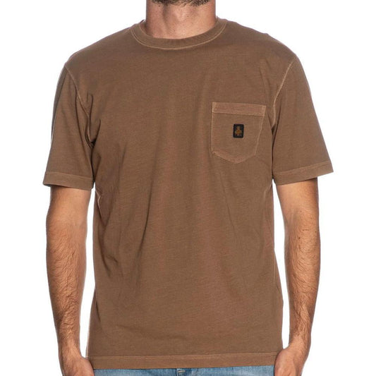 Refrigiwear Brown Cotton T-Shirt RE-15010-L