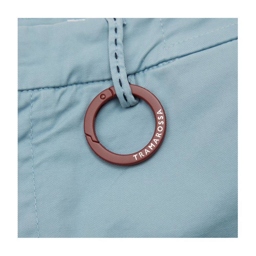 Tramarossa Light Blue Linen Men Short