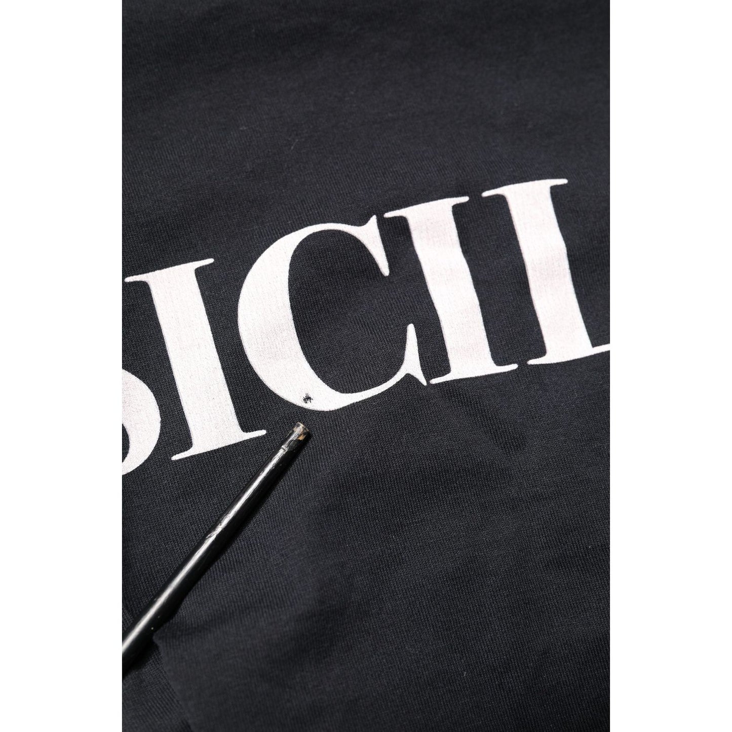 Dolce & Gabbana Black Sicilia Crew Neck Short Sleeve T-shirt TSH83364-44