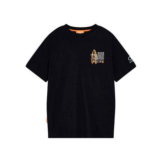 Suns Black Cotton T-Shirt SU-15059-S