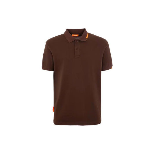 Suns Brown Cotton Polo Shirt SU-15048-S