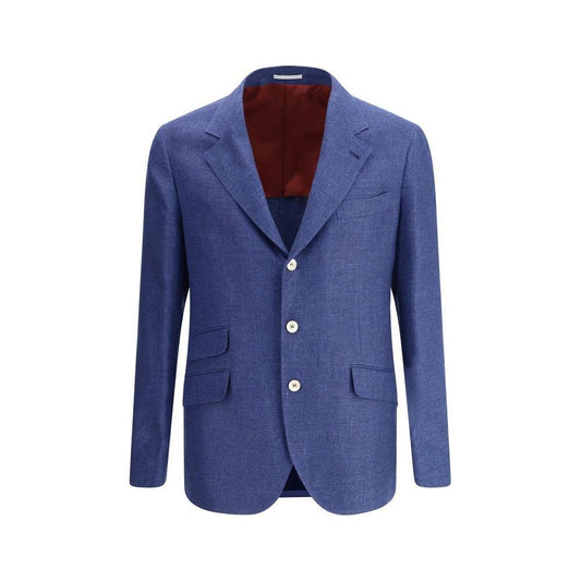 Brunello Cucinelli Linen Blazer Jacket BR-MW4827BWDC802-IT54 | XXL