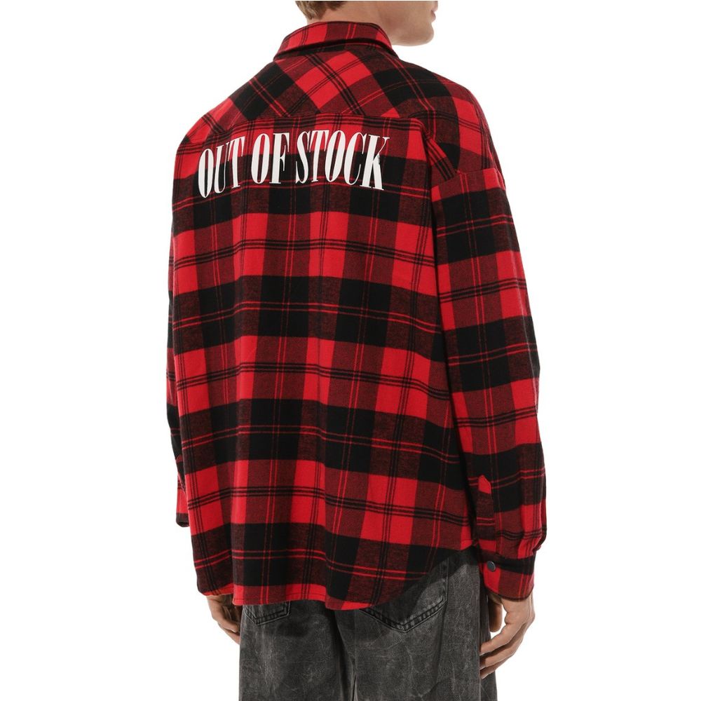 Diego Venturino Red Cotton Jackets & Coat