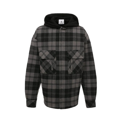 Diego Venturino Gray Cotton Men's Jacket