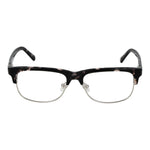 Guess Gray Women Glasses Frame with browline style, full-rim design in grey metal and plastic, size 55-17-145, spring hinge included.