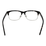 Back view of Guess Gray Women Glasses Frame with browline design, metal and plastic full-rim, size 55-17-145.