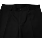 Dolce & Gabbana Black Wool Tapered Formal Dress Pants PAN75328-48