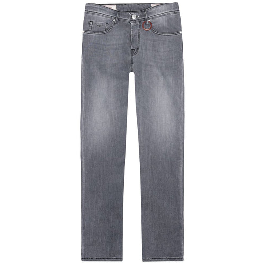 Tramarossa Gray Cotton Jeans & Pant TR-15021-W30