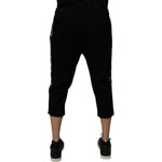 Dolce & Gabbana Black Cotton Blend Cropped Sweatpants Pants PAN76004-50