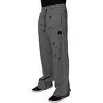 Dolce & Gabbana Gray Cotton RipStyle Straight Sweatpants Pants PAN76006-48