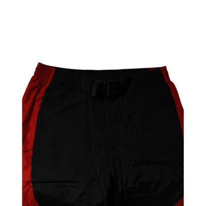 Dolce & Gabbana Black Red Leopard Jogger Sweatpants Pants