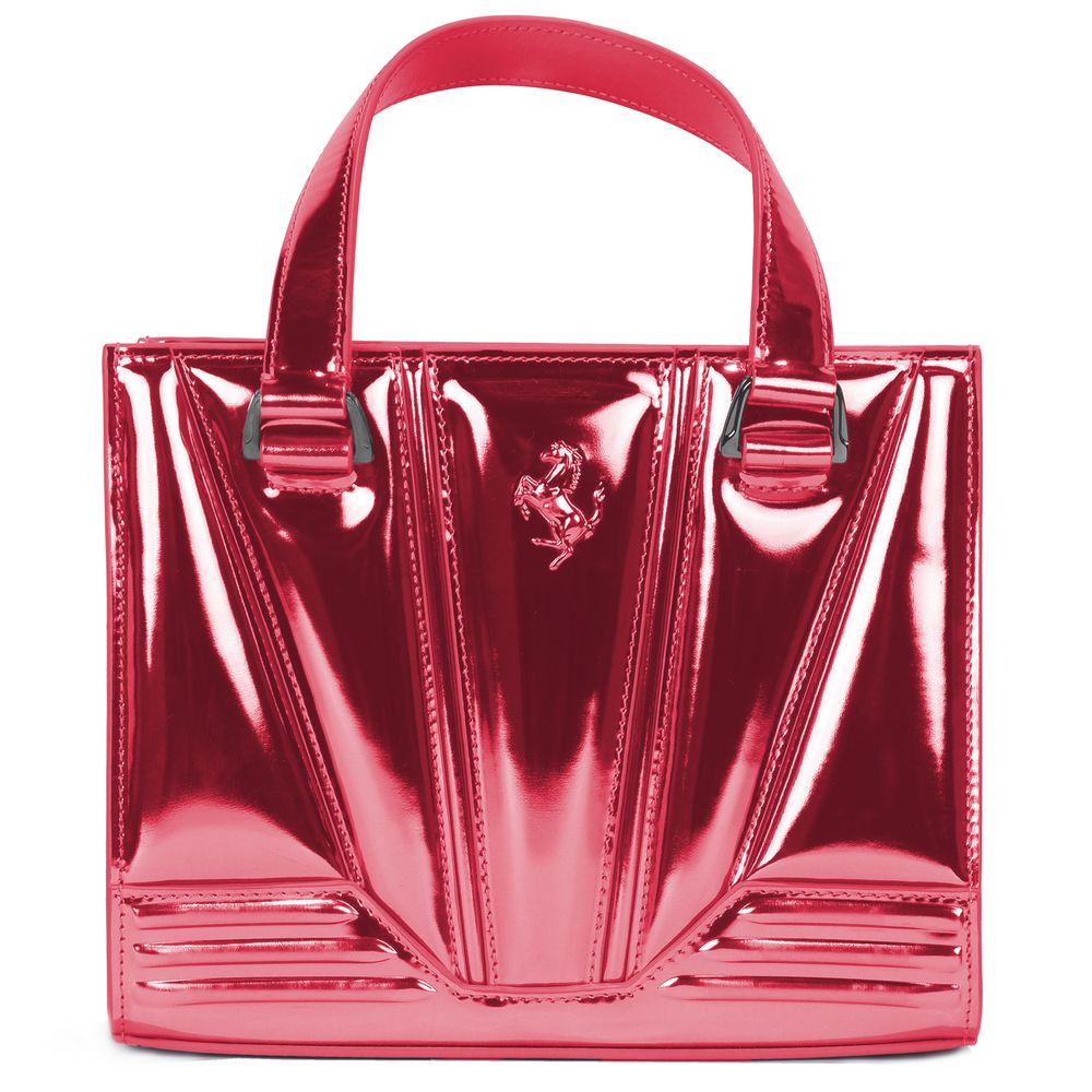 Front view with bag zipped and handles upright.