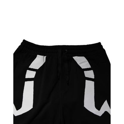 Dolce & Gabbana Black Logo Cotton Jogger Sweatpants Pants