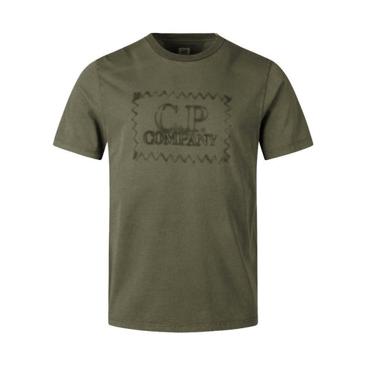 C.P. Company Green Cotton T-Shirt