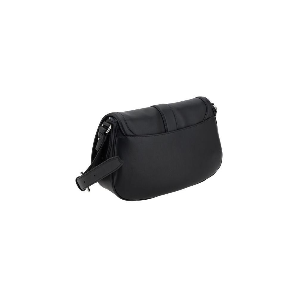 Front view with bag zipped and handles upright.