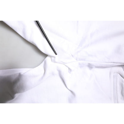 Dolce & Gabbana White King Cotton Bermuda Sweatshorts Shorts