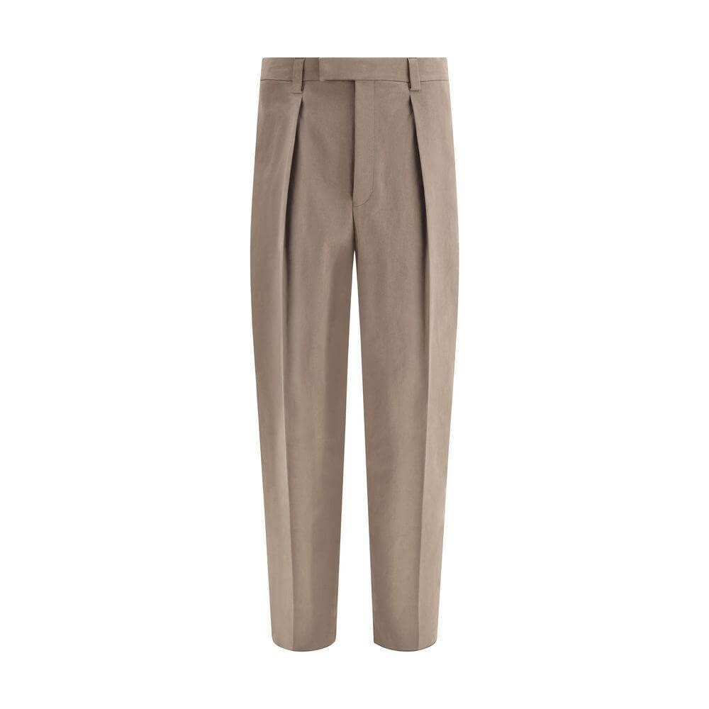 Ferragamo Cotton Wide-leg Pants FE-782861004-IT48 | M