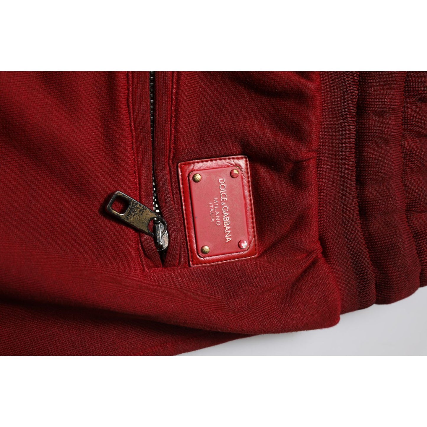 Dolce & Gabbana Bordeaux Cotton Bermuda Men Sweatshorts Shorts