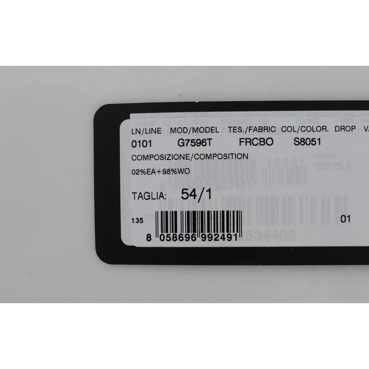 سترة صوفية مخططة باللون الرمادي من دولتشي آند غابانا