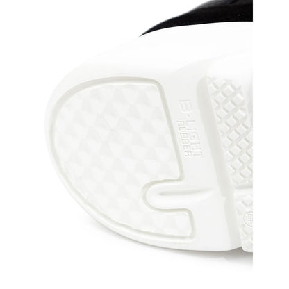 Axel Arigato Black And White Fabric And Leather Athletic Sneakers