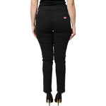 Dolce & Gabbana Black Cotton High Waist Skinny Denim Jeans PAN75973-46
