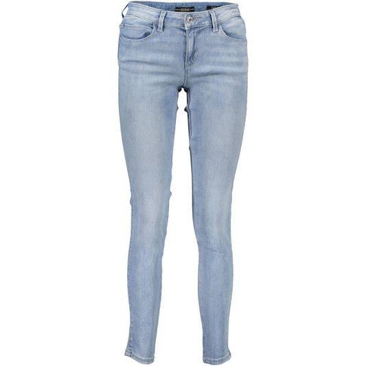 Guess Jeans Light Blue Cotton Women Jeans GU-2666-W24 | L30