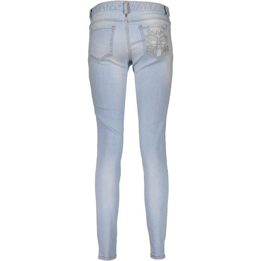 Just Cavalli Light Blue Cotton Women Jeans JU-3070-W25