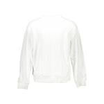 Calvin Klein White Cotton Unisex Sweatshirt CA-3593-XL