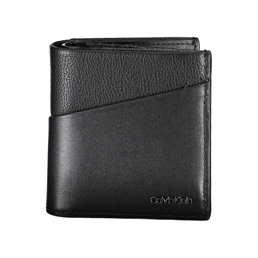 Calvin Klein Black Recycled Polyester Men Wallet