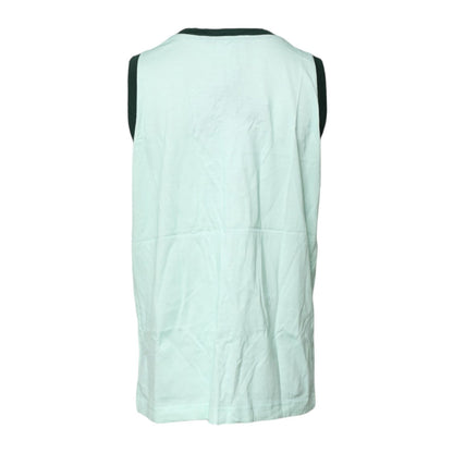 Dolce & Gabbana Light Green Graphic Print Sleeveless Tank T-shirt