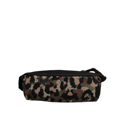 Dolce & Gabbana Multicolor Leopard DG Logo Belt Waist Fanny Pack Bag