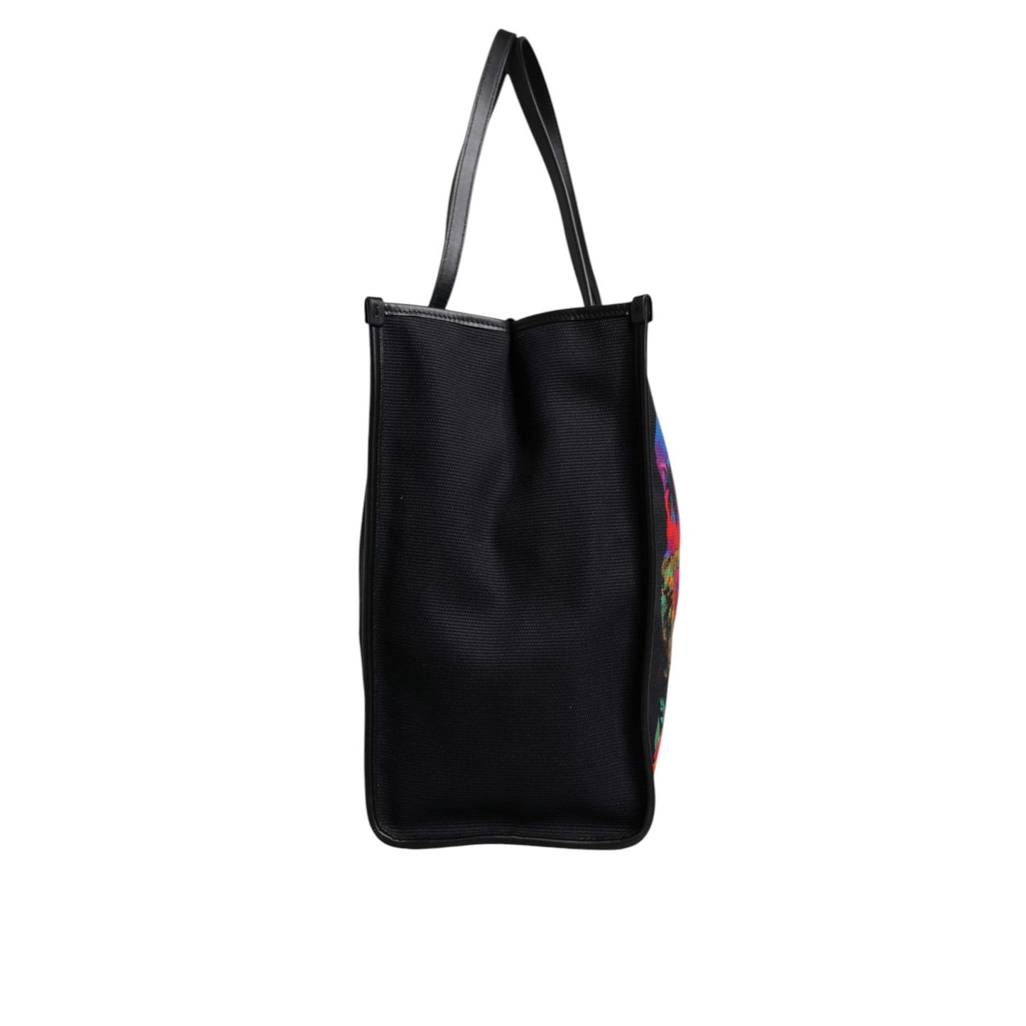 Dolce & Gabbana Multicolor Graphic Printed Top Handle Shopping Tote Bag