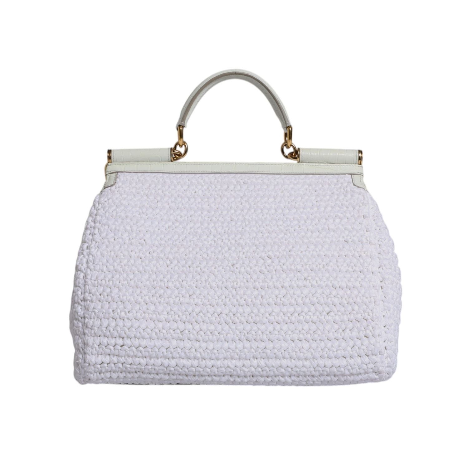 Front view with bag zipped and handles upright.