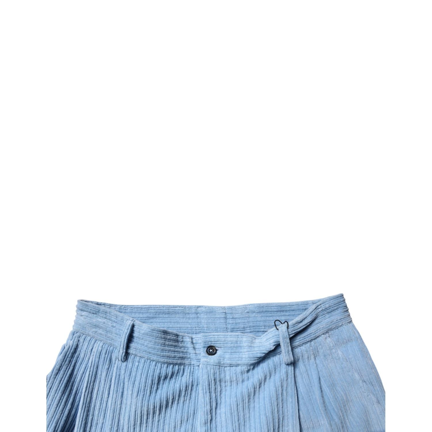 Dolce & Gabbana Light Blue Corduroy Cotton Skinny Denim Jeans