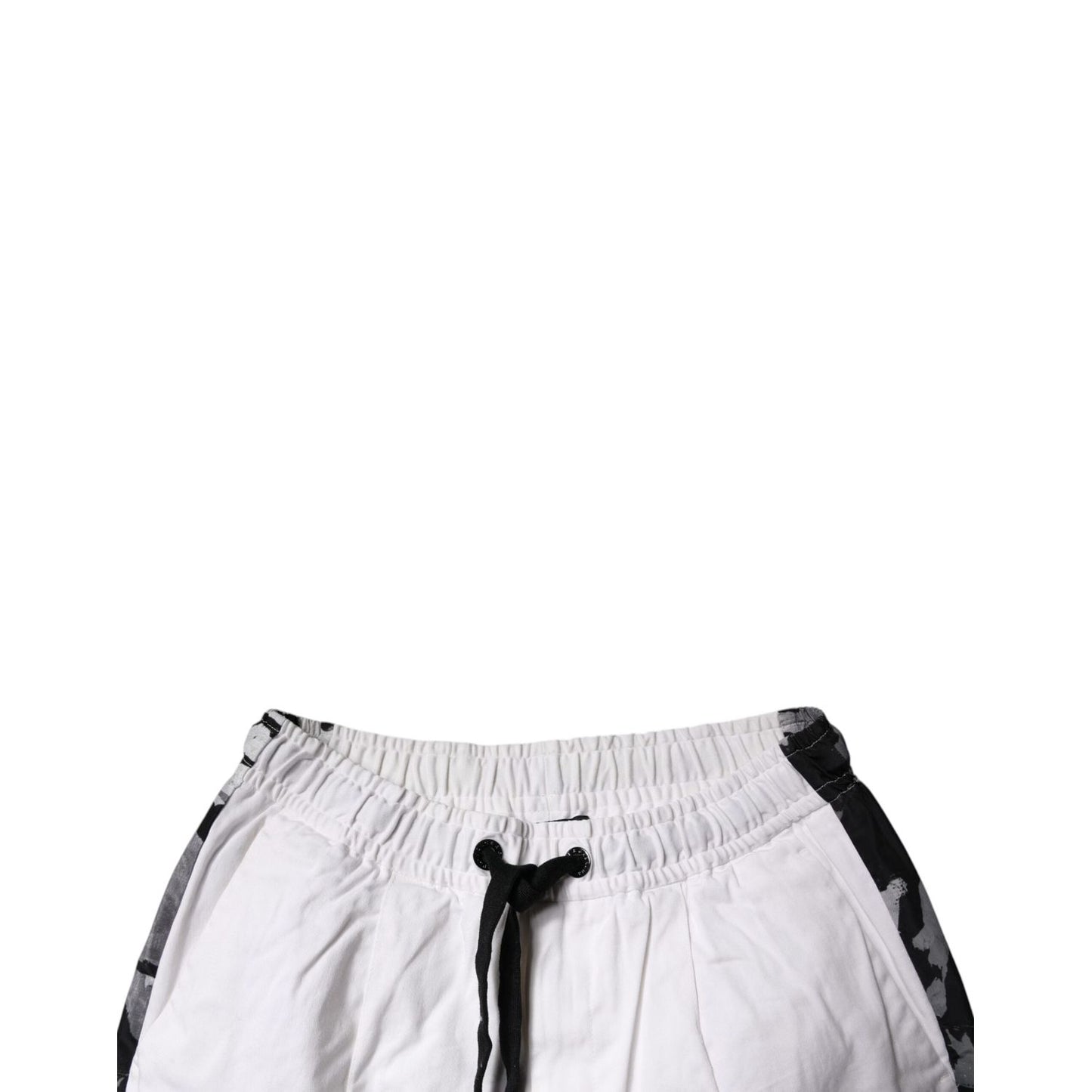 Dolce & Gabbana White Cotton Cargo Jogger Sweatpants Pants