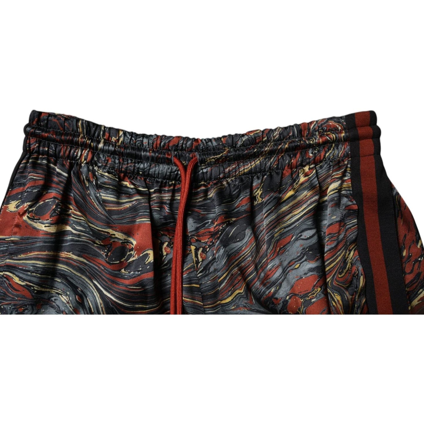 Dolce & Gabbana Multicolor Marble Print Trouser Bermuda Shorts PAN75238-48