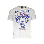 Plein Sport White Cotton Men T-Shirt PL-10255-M-FBB-345