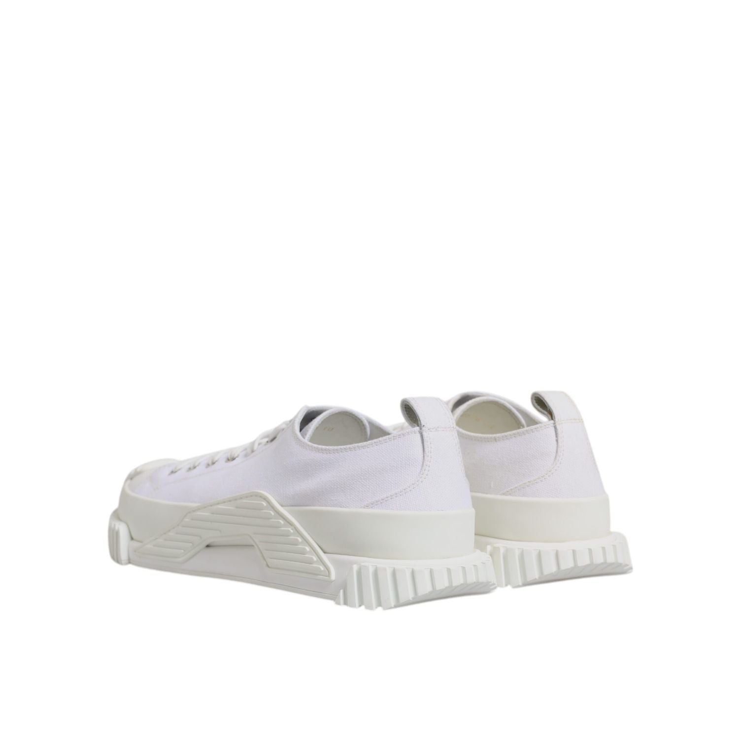 Dolce & Gabbana White Leather Low Top NS1 Sneakers Shoes