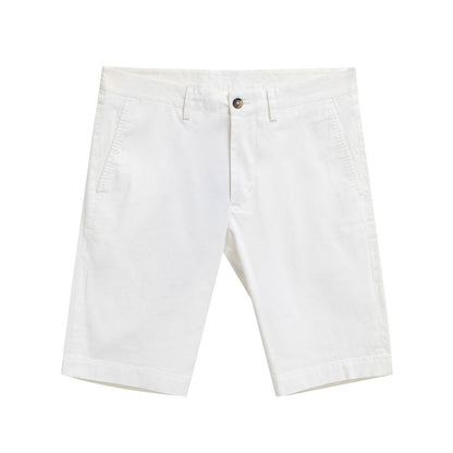 Dolce & Gabbana White Cotton Bermuda