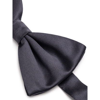 Dolce & Gabbana Gray Silk Bowty