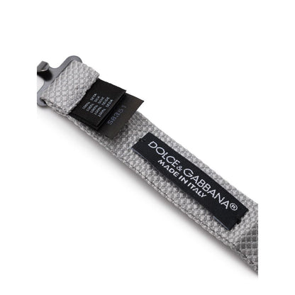 Dolce & Gabbana Gray Silk Bowty