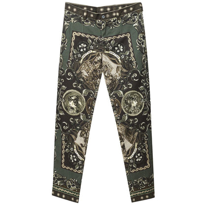 Dolce & Gabbana Green Cotton Pant