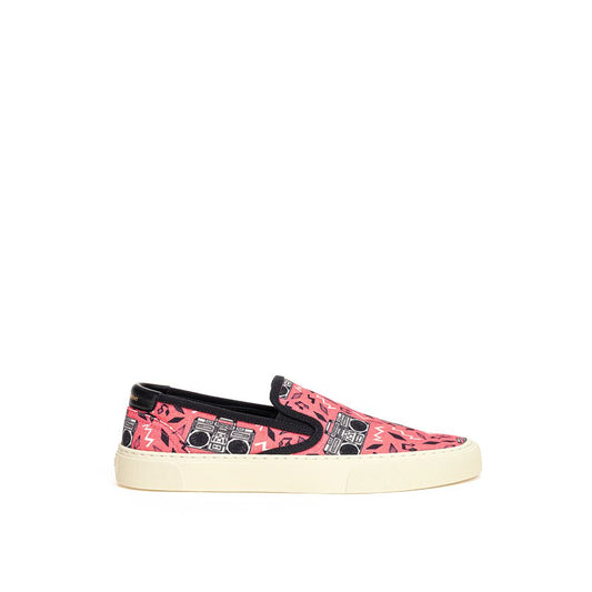 Saint Laurent Pink Cotton Sneaker Saint Laurent Dark Slate Gray