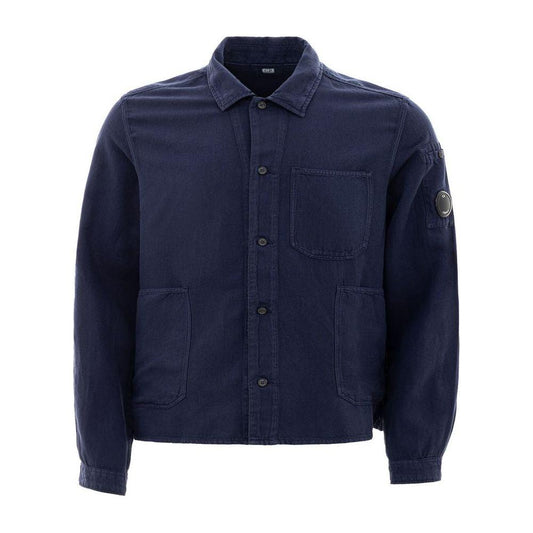 C.P. Company Blue Cotton Shirt C.P. Company Dark Slate Gray