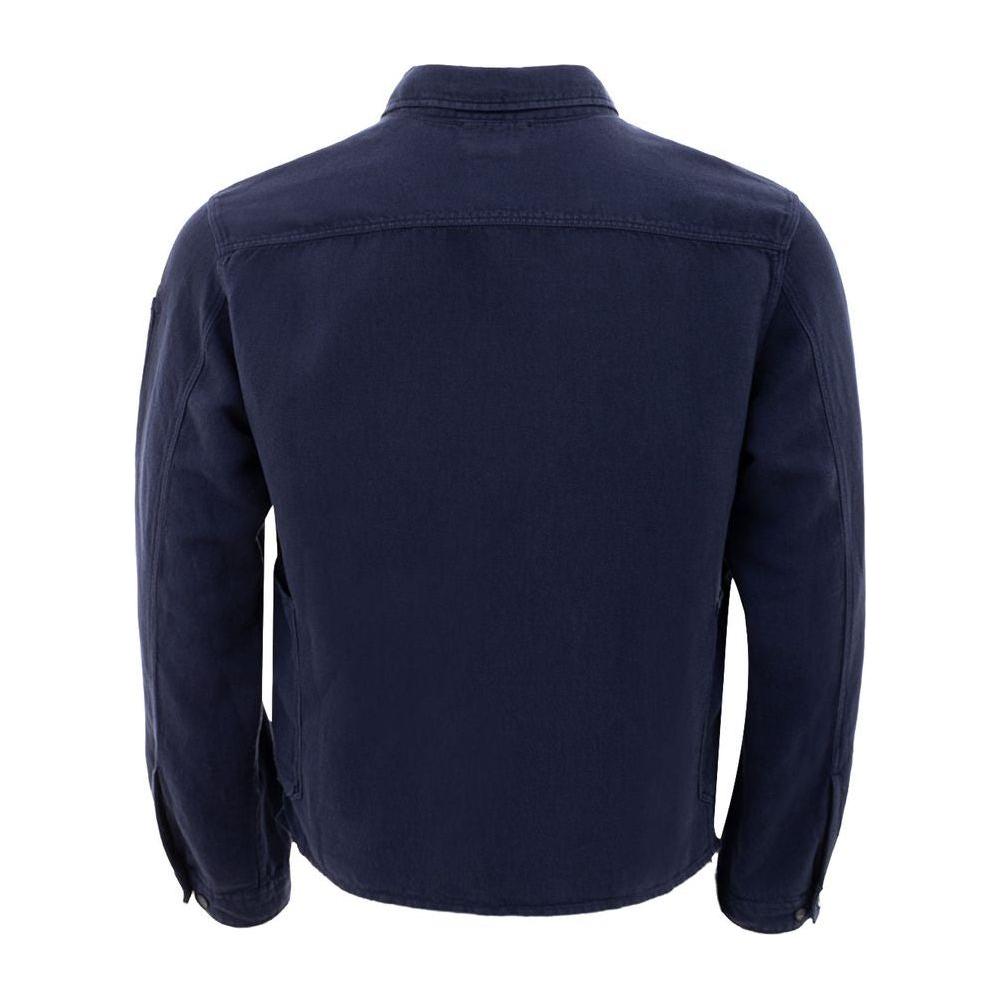 قميص قطني أزرق من شركة CP