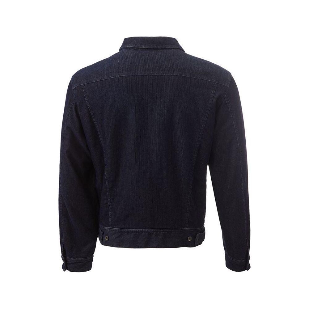 Lardini Blue Cotton Denim Jacket