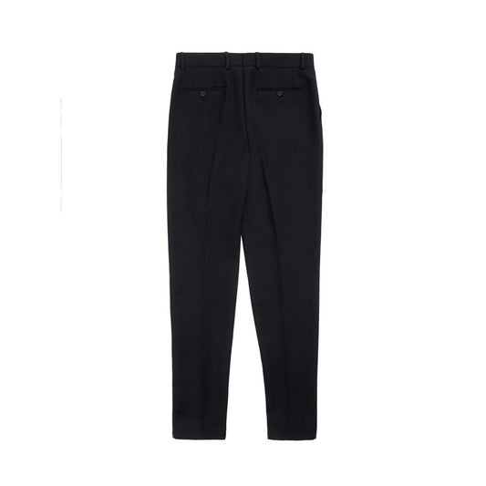 Dolce & Gabbana Elegant Polyester Black Pants for Men DO-1297676-IT50 | L
